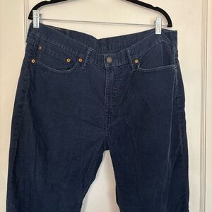 Levi's Navy Corduroy Trousers